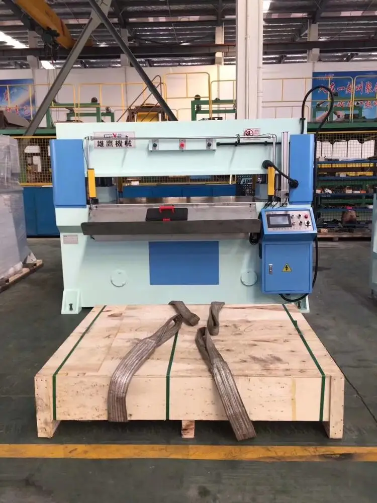 
PVC LVT EVA rubber floor hydraulic cutting machine 