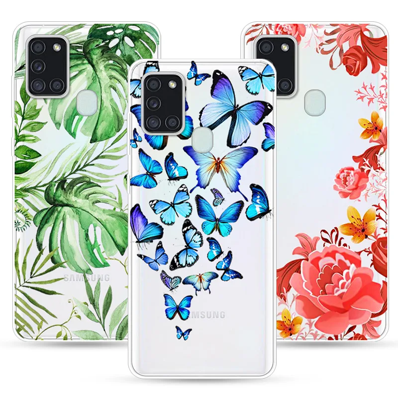 

OEM ODM Customize Printed Clear TPU Soft Mobile Cover Phone Case for Samsung Galaxy A21s