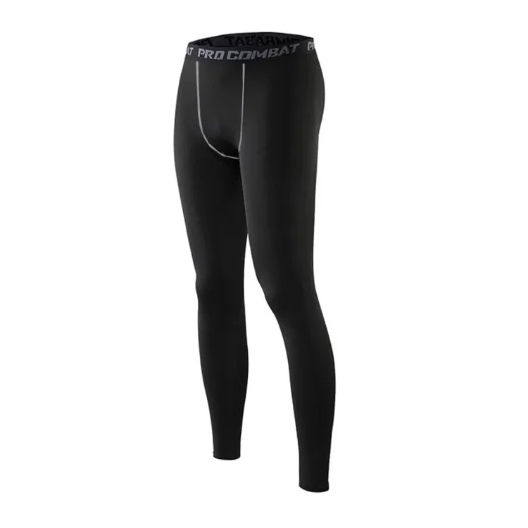 

New Design Wholesale Elastic Breathable Gym Men Fitness Pants Quick-Drying Sport Wear Pants to Use in Summer, Black, white
