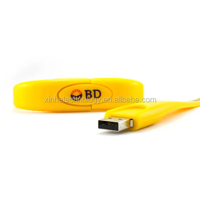 Silica Wristband custom logo printing usb flash drive 2.0/3.0 1GB 2GB 4GB 8GB 16GB 32GB 64GB 12G8B 256GB for business promotion - ANKUX.COM