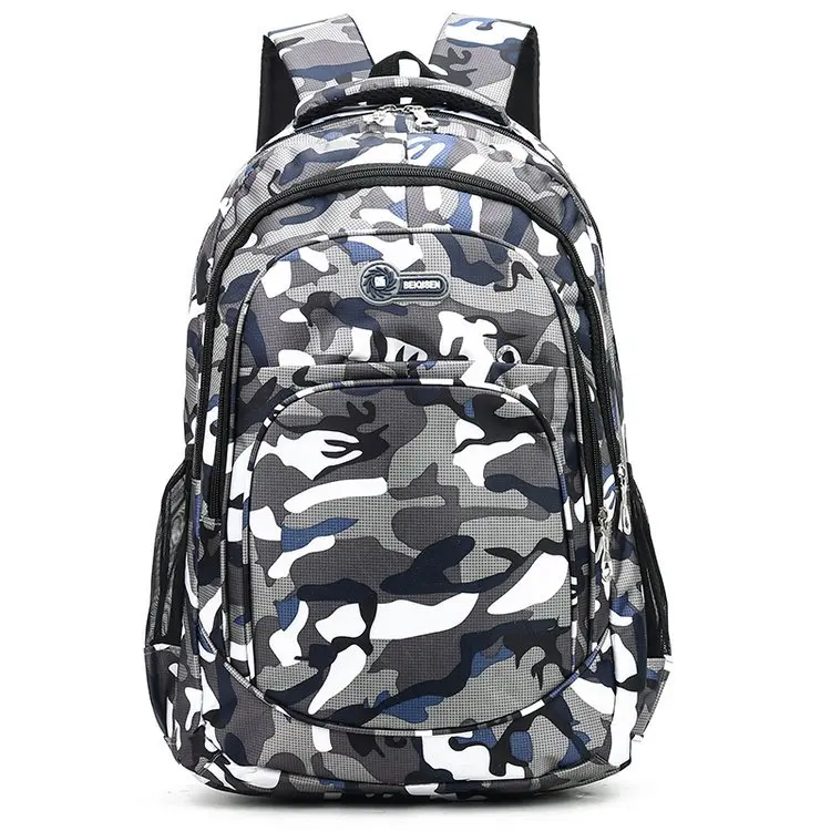 

SB129 Casual outdoor camouflage sports backpack light weight large capacity travel bag student school bag backpack custom