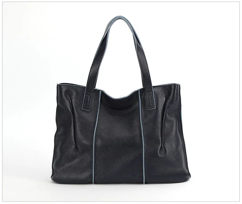 

carried flow classical large tote transport tote geniue Leather for women ladies, Picture