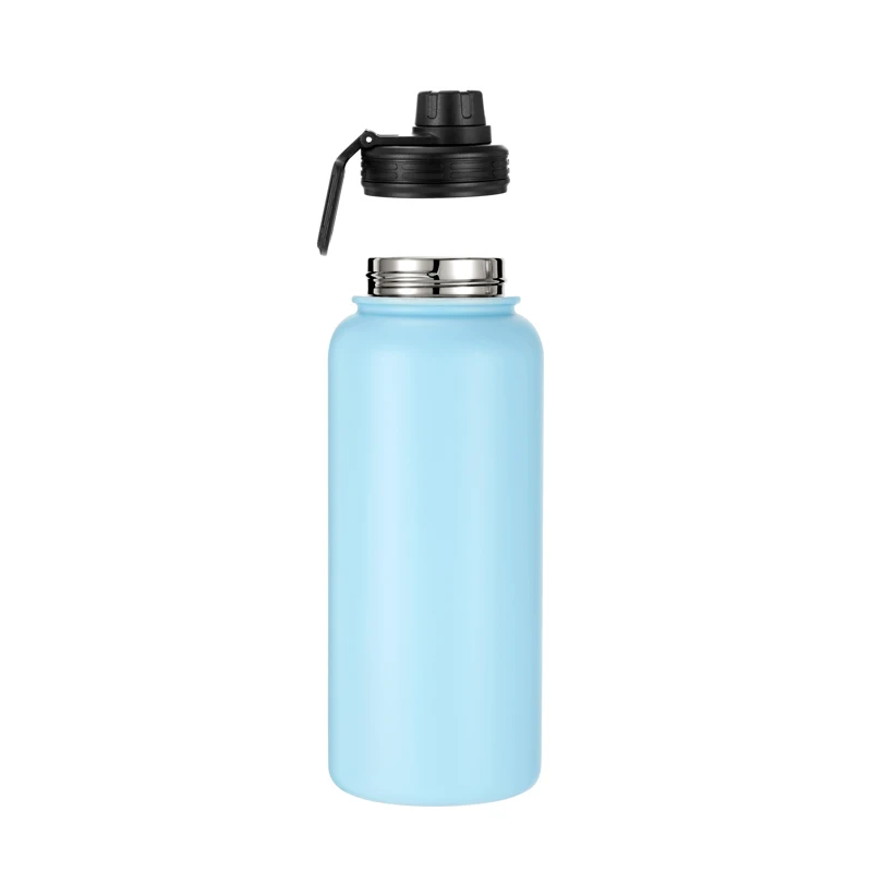 

Hot selling customized double wall vacuum flask stainless steel water bottle with different kinds of lid, Customized color