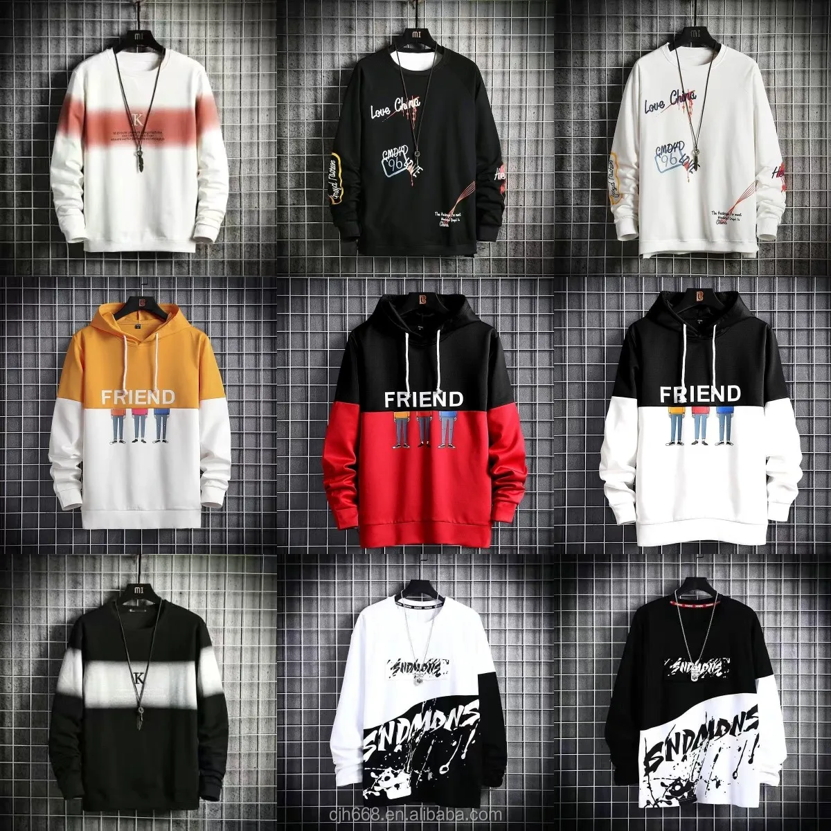 

2021 Latest high quality wholesale 100% cotton men's hoodies and sweatshirts men tie-dyed colorful men's hoodies, Customized color