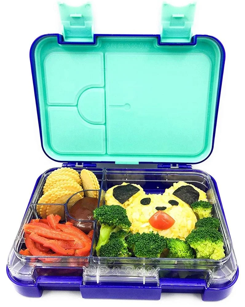 

Buy plastic Japanese thermal reusable kids bento box leak proof eco friendly take away school office middle size fancy lunch box, Blue/green/pink/purple