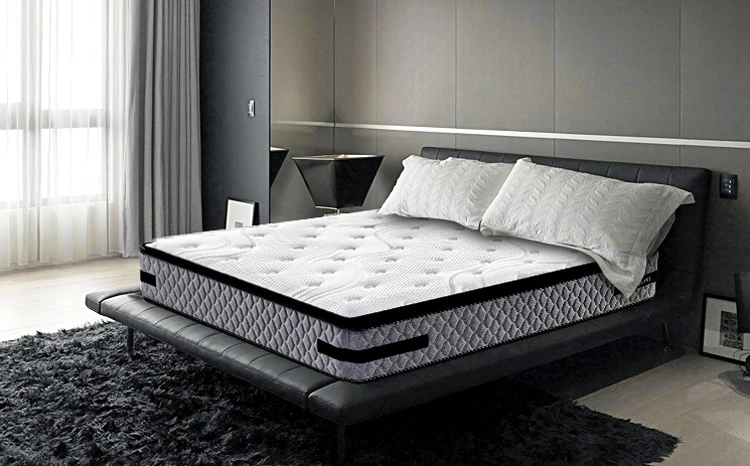 Perfect pillow top design king size spring mattress