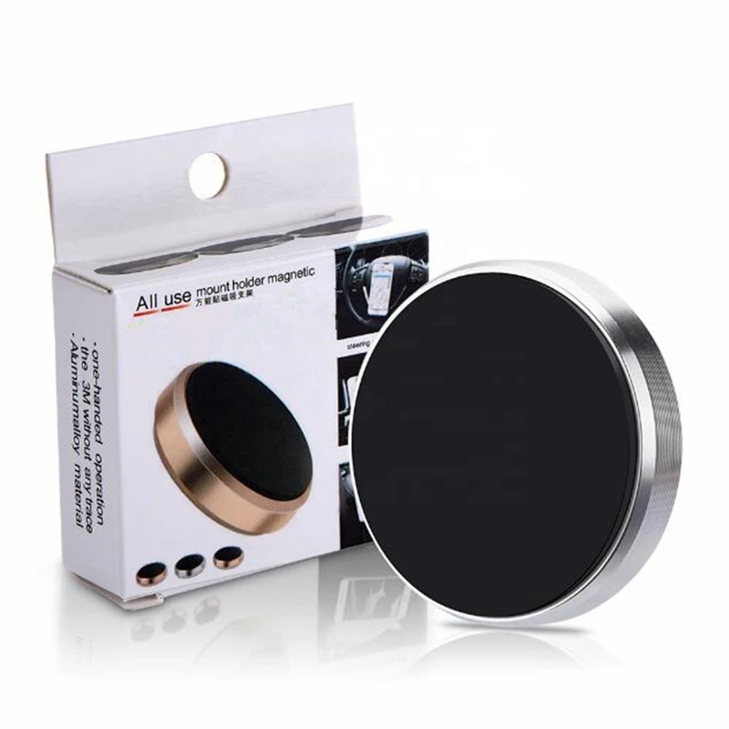 

Strong Magnetic Car Phone Holder Dashboard 3M Sticker Aluminum Alloy Car Mount Mobile Holder In Car For Mobile Phone, Black, pink, gold, silver