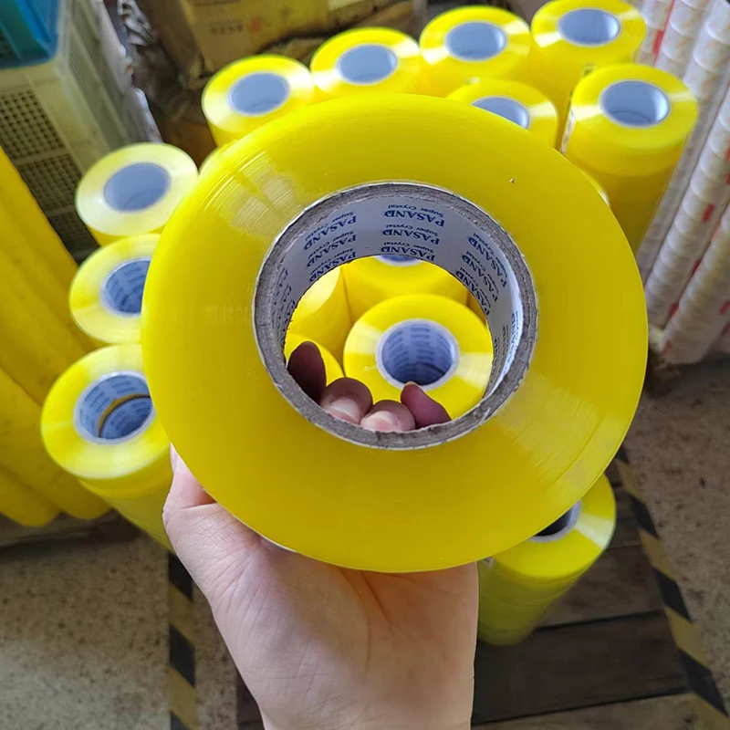 

Yongsheng Wholesale Price 52mic*48mm Bopp Tape Opp Sealing Clear Packaging Tape Roll for Box Packing