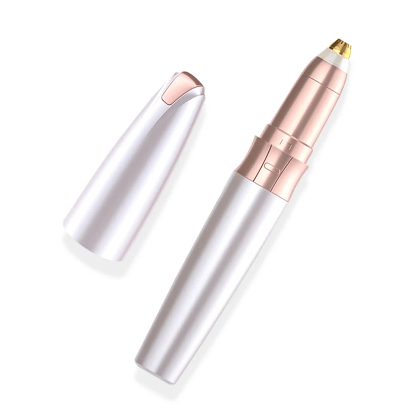 

Painless Lady Rechargeable Mini Eye Brow Shaver Razor Electric Eyebrow Trimmer Hair Remover As Seen On Tv, Gold