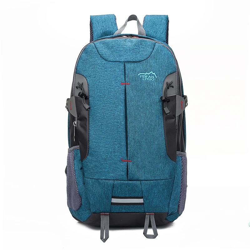 

40L Wholesale Multifunctional Sport Backpack Outdoor Travel Climbing Hiking Backpack, Blake/gray/dark gray/red/blue/dark blue