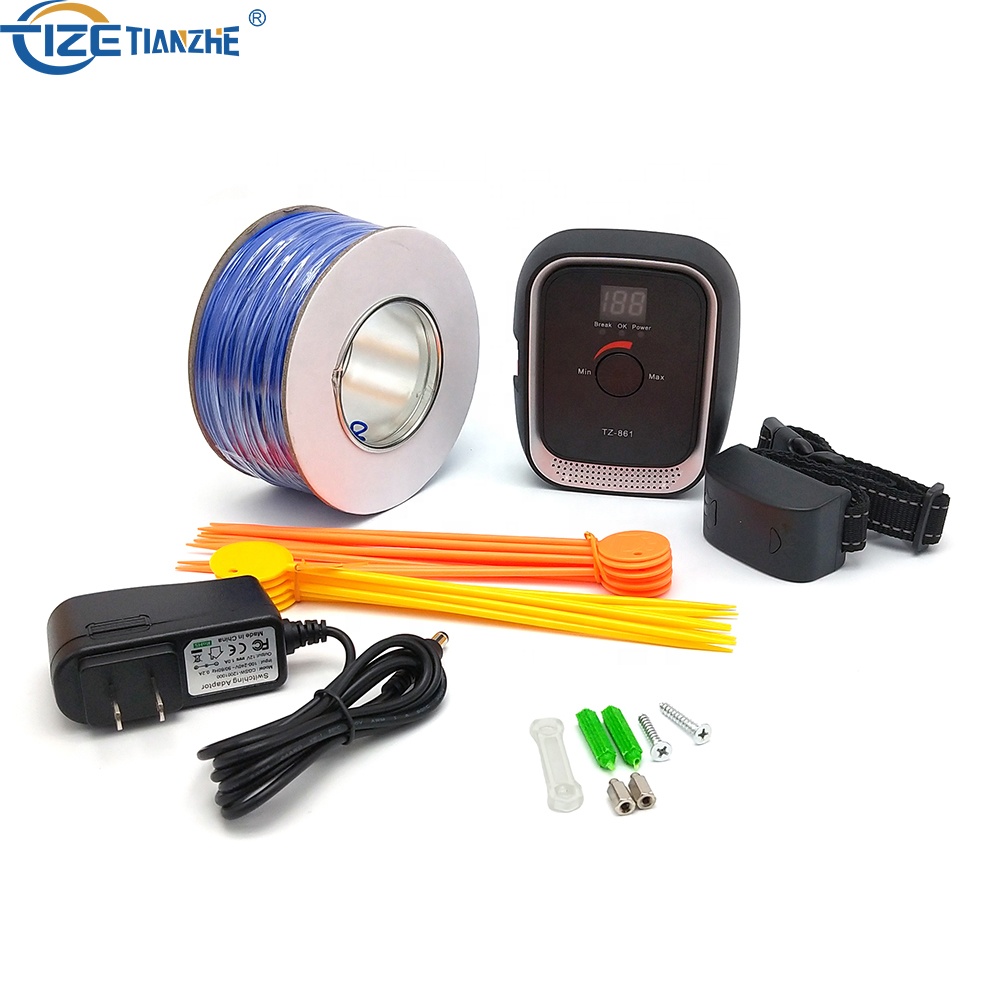

New Rechargeable Waterproof Underground Wire Pet Electronic Dog Fence system, Black