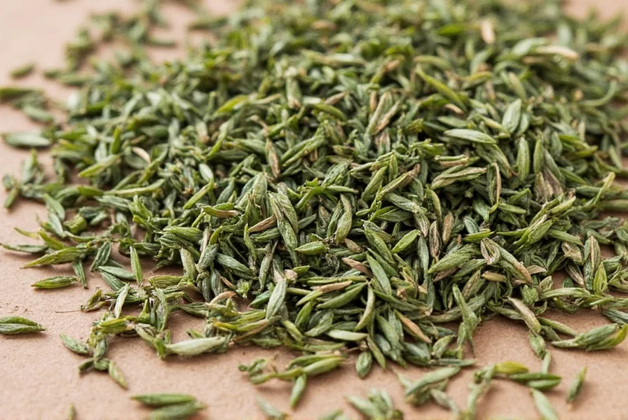 Freshly baked herb bread with thyme