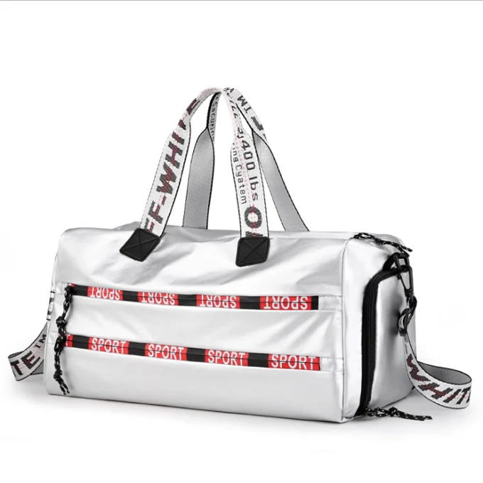 

Wholesale fashion swimming bag Men Sports Gym Bag travel bag for women, Black,silver,pink