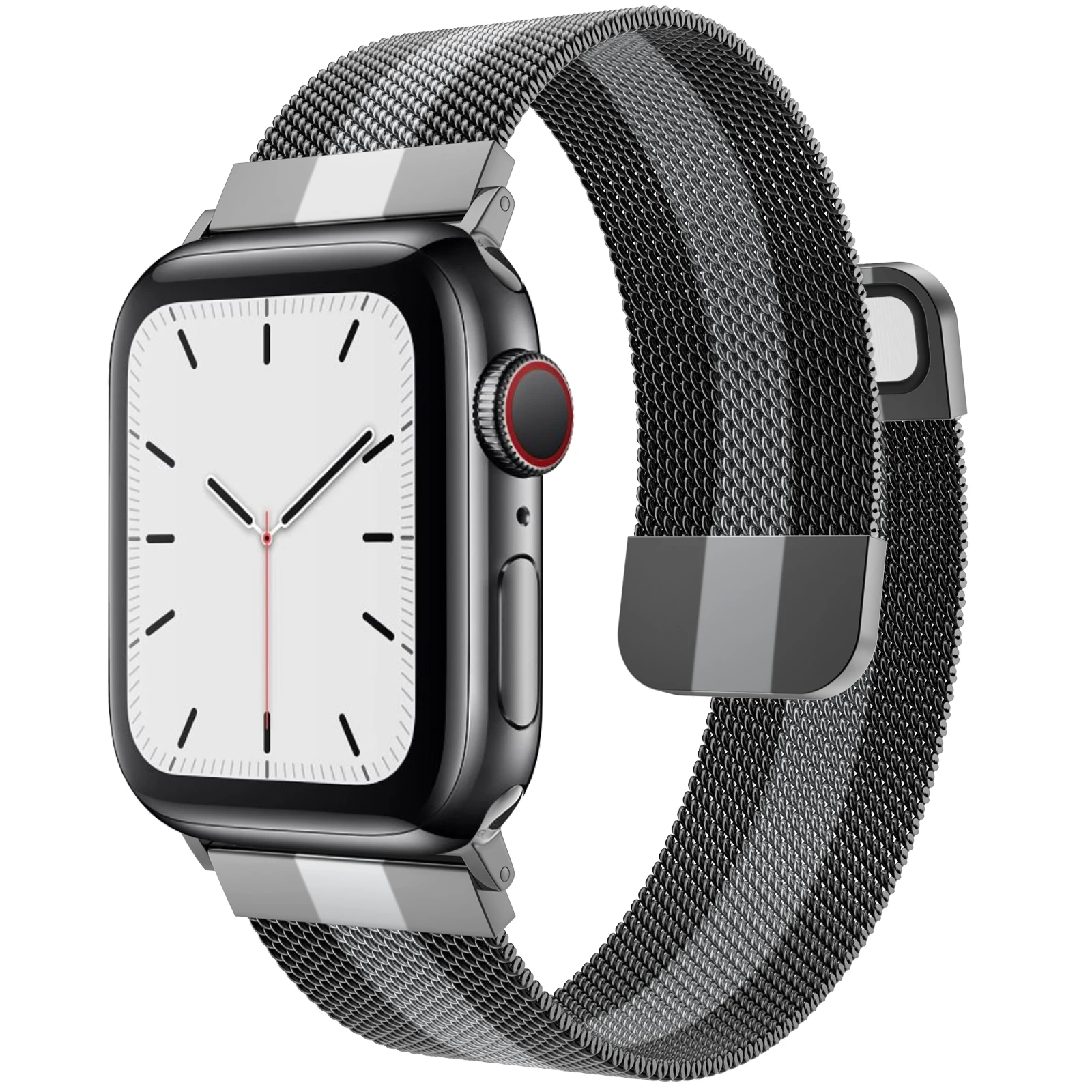 

Smartwatch Band Milanese Loop Stainless Steel Watch Band For Apple Watch Band 1/2/3/4/5/6/7/se For Iwatch Watch Strap Series, White/black/rose gold/space gray/champagne gold