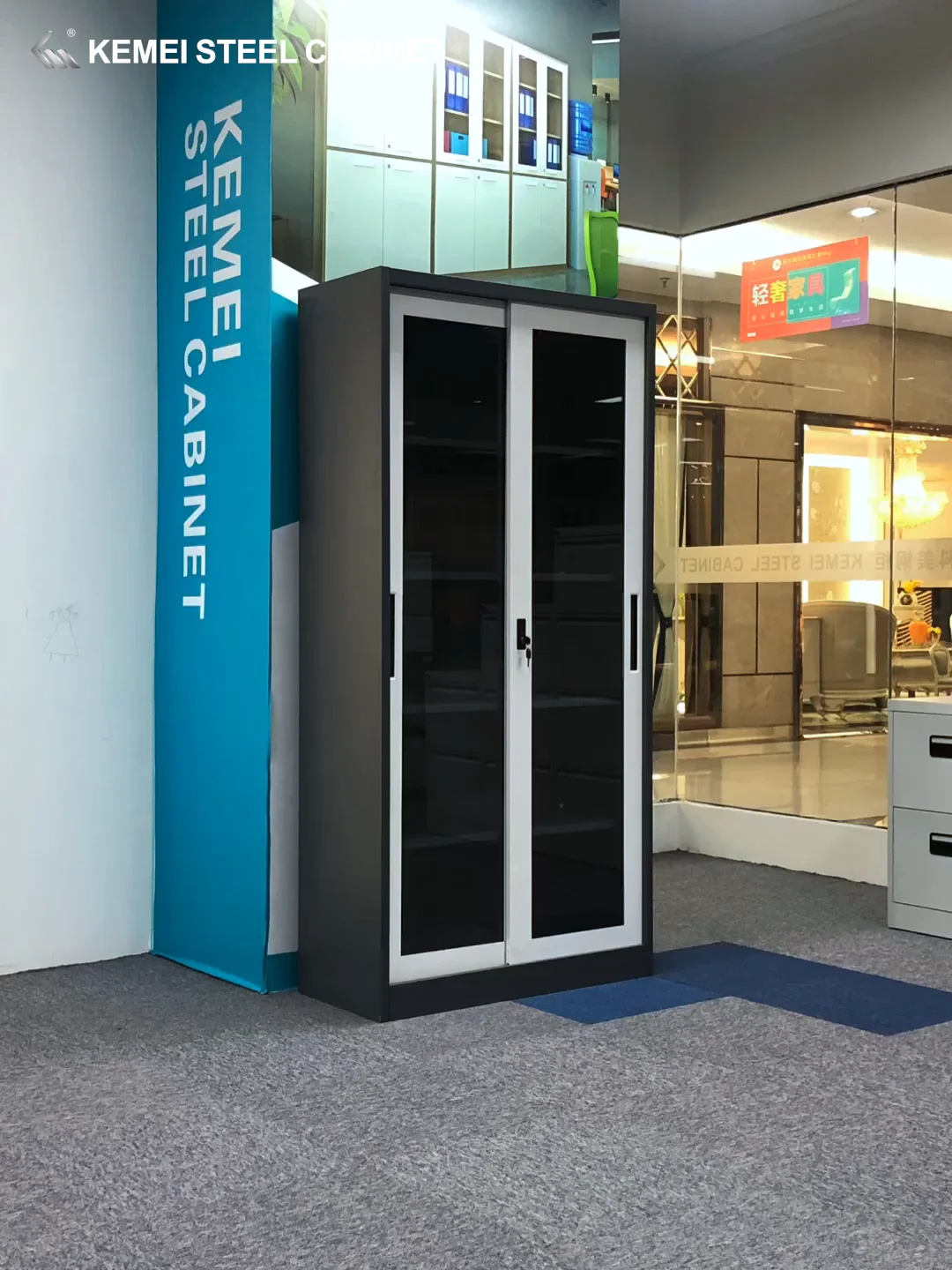 Office Furniture Customized Sliding Glass Door File Door 5