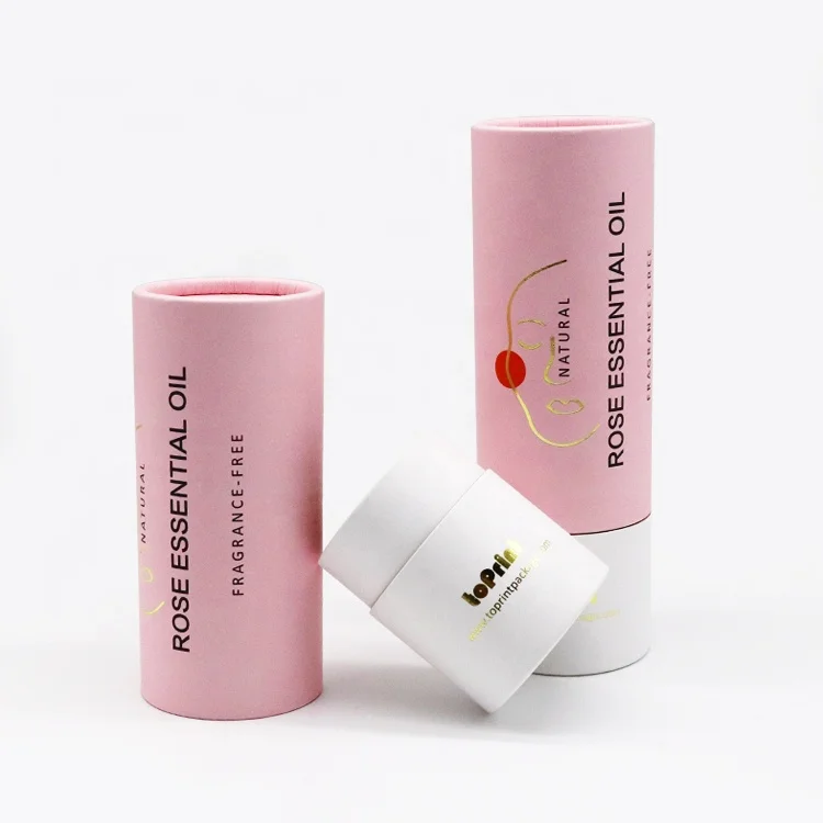 
Custom Printed Eco Friendly Skincare Perfume Bottle 100Ml Packaging Kraft Cylinder Gift Paper Tube Package 