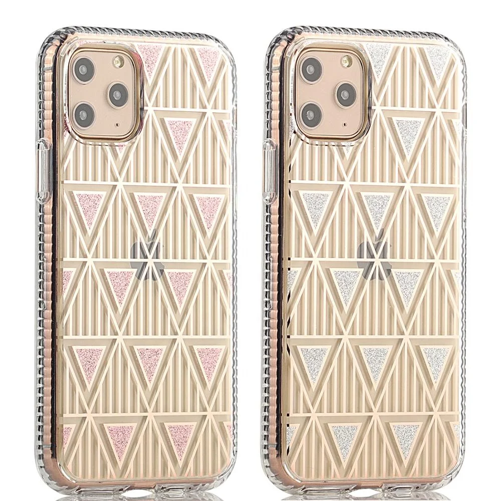 

Low MOQ Custom Print Marble Pattern TPU PC Mobile Cell Phone Case for iPhone 11, Transparent