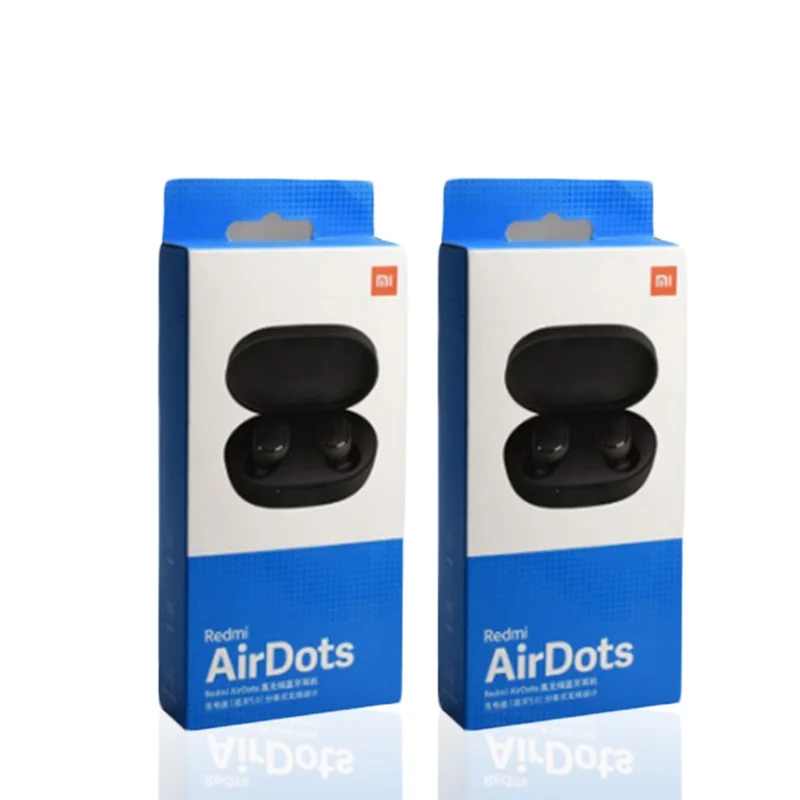 

2020 Redmi Airdots TWS Earphones Mi True Wireless 5.0 TWS Earbuds Airdots Headset for Xiaymi Redmi Airdots, Black