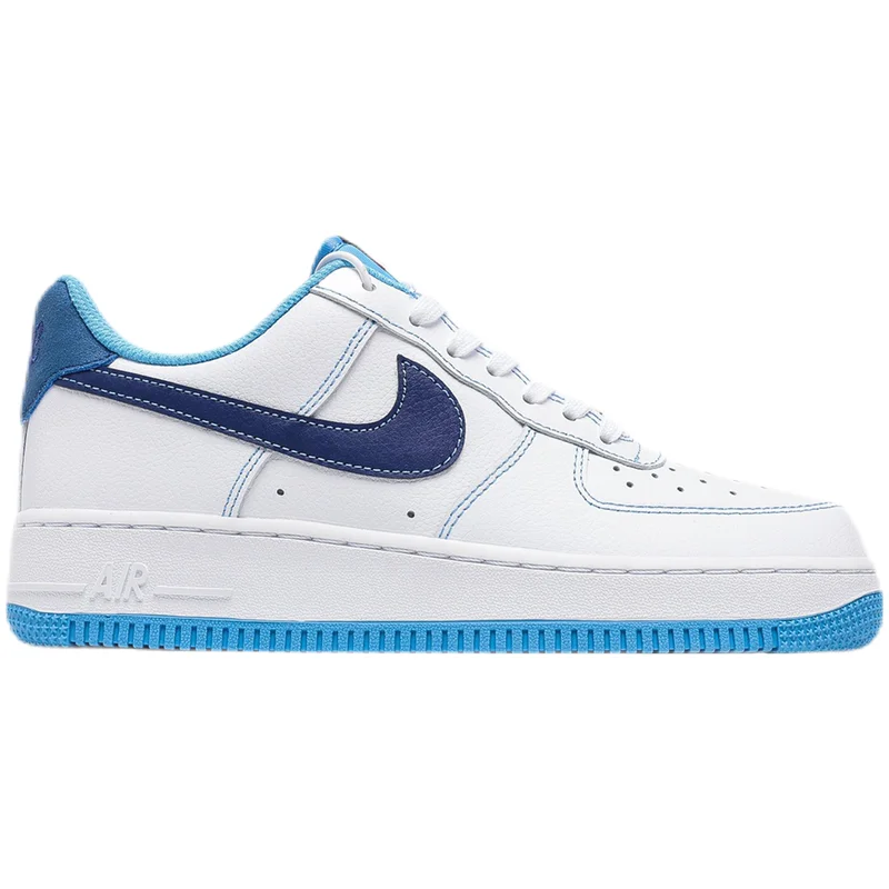 

Classic brand Nike Air Force 1 Low First Use white and blue sneakers basketball shoes men's casual AF1 sports Nike shoes