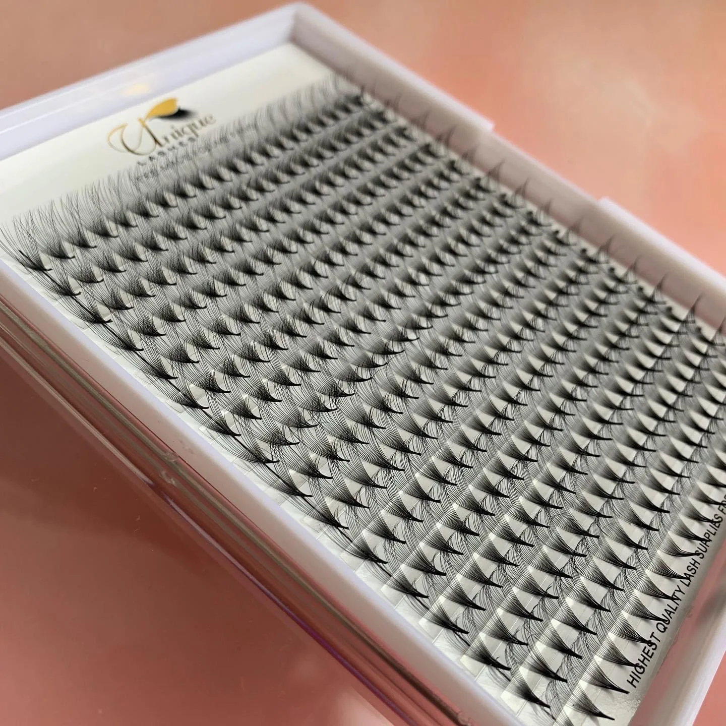 

2020 most popular Pointy stem 16D premade fans 0.05 0.03mm hand made volume lashes, Natural black