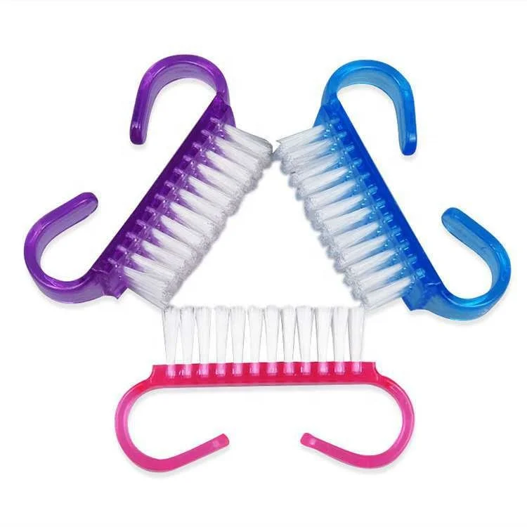 

Hot Sale Plastic Nail Scrubbing Dust Brush Nail Cleaning Brush