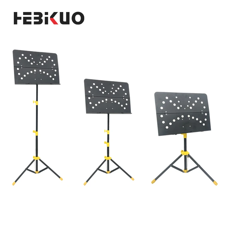

PA510 HEBIKUO Convenient carrying for music stand sheet music stand, Black/yellow