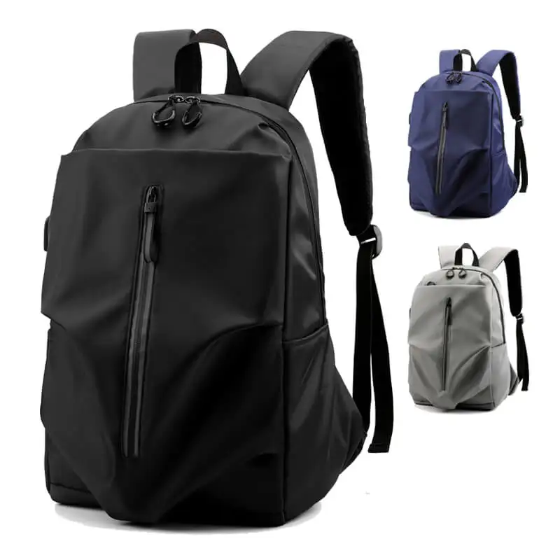 

V-109 Custom Logo Laptop Travel Black Fashion Business Backpack