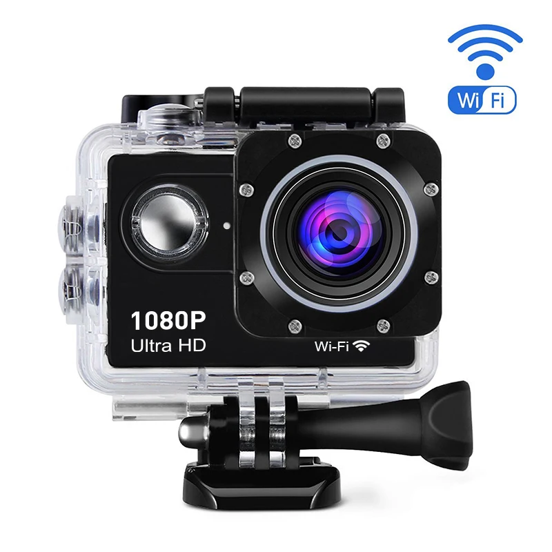 

Cheapest Ultra HD 4K WiFi Action Camera Eken H9R Design SJ4000 Waterproof 30M Sport Camera