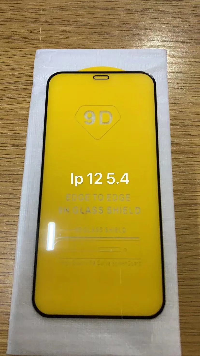 
Factory Wholesales for iPhone X/XS iPhone 12 Fullcover FullGlue 9D Tempered Glass Screen Protector 