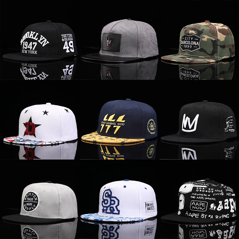 

Free shipping wholesale custom embroidery logo basketball baseball snap back cap custom hip hop flat bill snapback hat caps