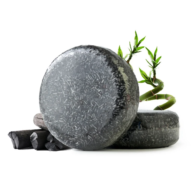 

Wholesale Private Label full Hair Cleaning Organic black shampoo Bar Soap
