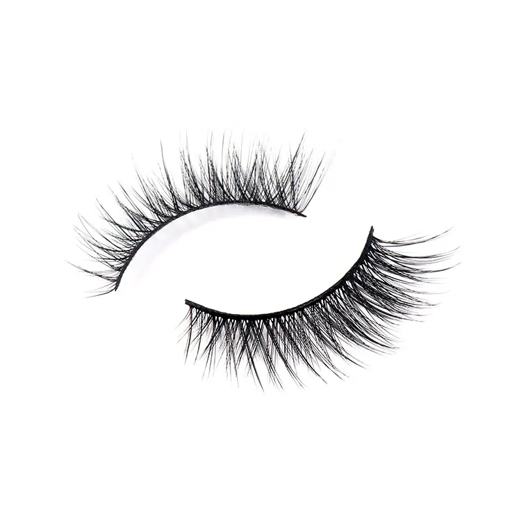 

ZZ Beauty Free Sample Handcraft Hot Sale wholesale Silk Eyelash False Eyelashes fake strip lashes 3D Faux Mink Eyelashes