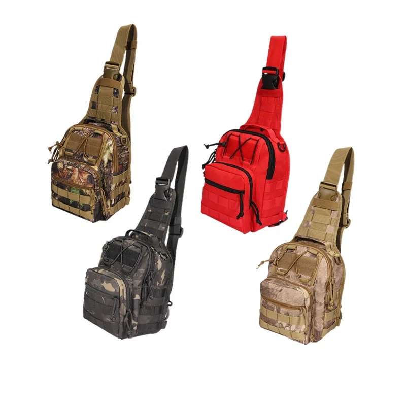 

YAKEDA Fashion Sport EDC Marple Leaves Shoulder Sling Tactical Crossbody Chest Bag