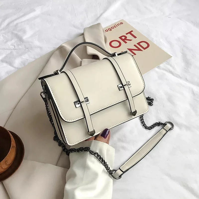 

Elegant Female Casual Tote Bag 2020 Fashion New High Quality PU Leather Women's Designer Handbag Rivet Shoulder Messenger bag