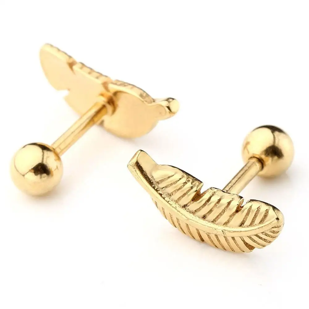 

Rose-team sun huggie earrings, Gold/ silver women earring
