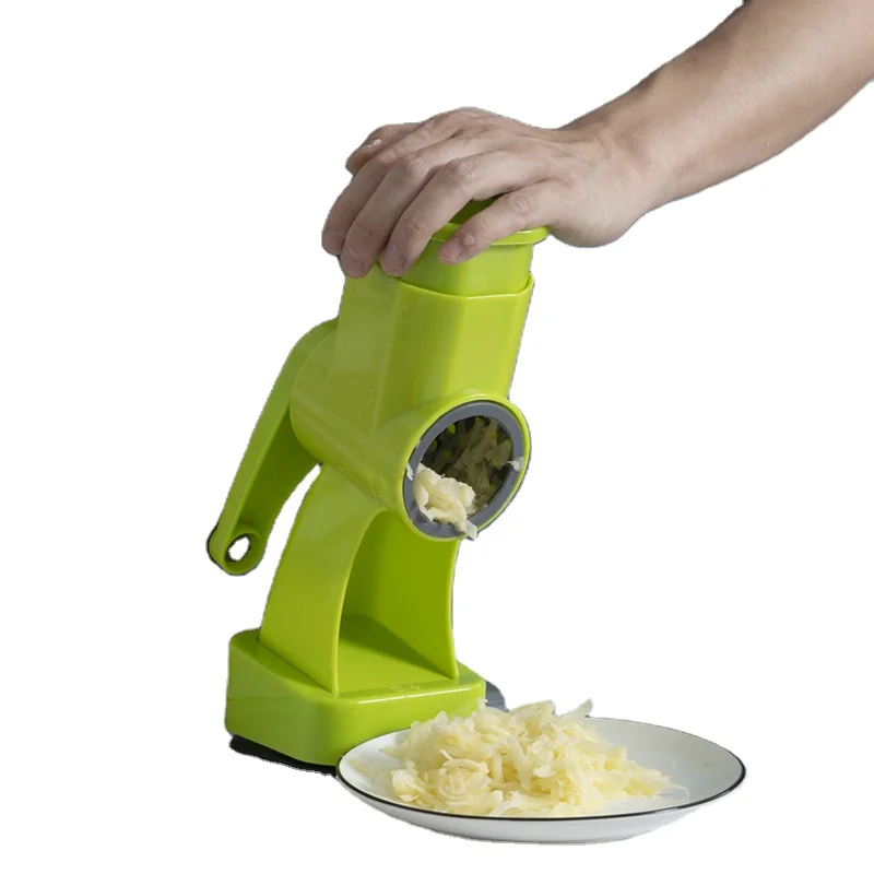 

Kitchen Accessories Kitchen manual rotary drum grater, Green