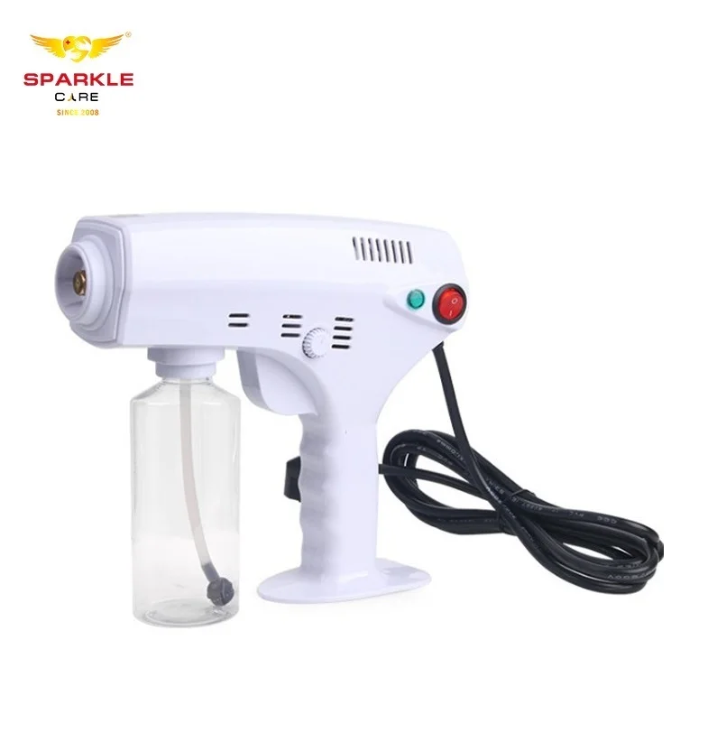 

Christmas Promotion Pistola Sanitizante Disinfection Spray Gun Portable Blue Nano Hair Sprayer Sanitizing thermal fogger