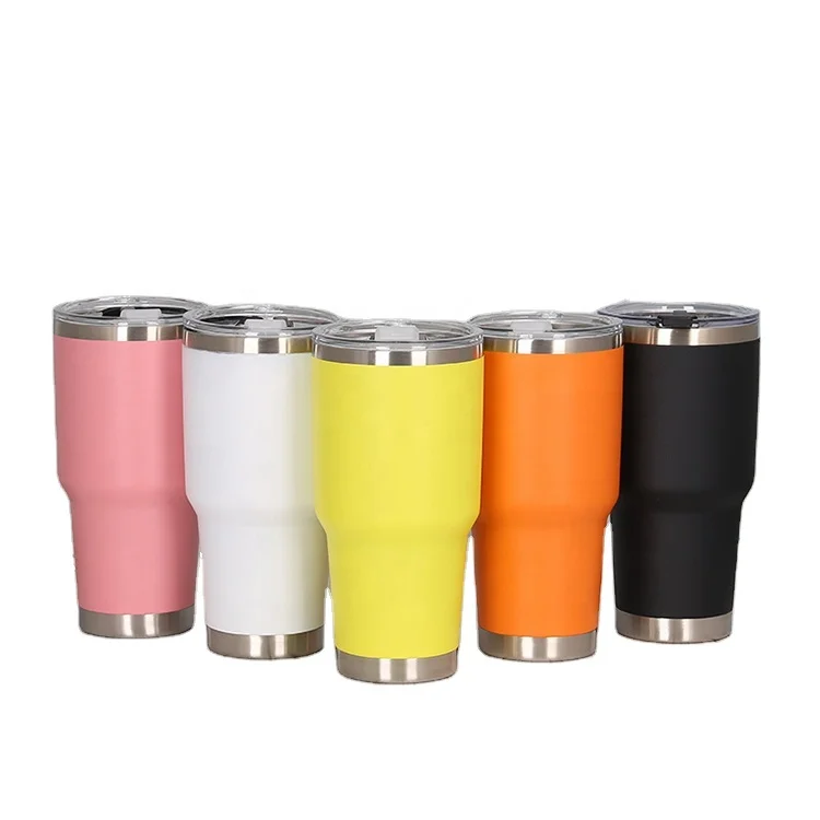 

Custom 30Oz Sublimation Stainless Steel Tumbler Cup Copo Botella With Lid Double Wall Personalised Reusable Compost Tumbler Cups, Customized colors acceptable