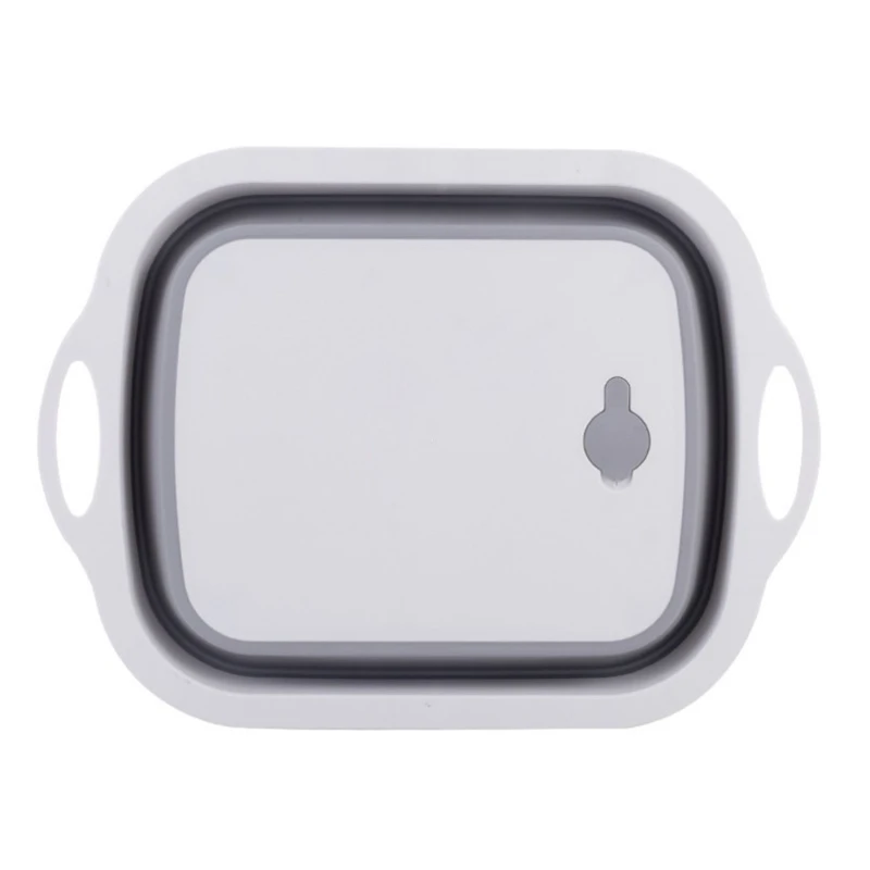 

Foldable Chopped And Filtered Cutting Board Fruit And Vegetable Container Picnic Basket Multifunctional Kitchen Cutting Board