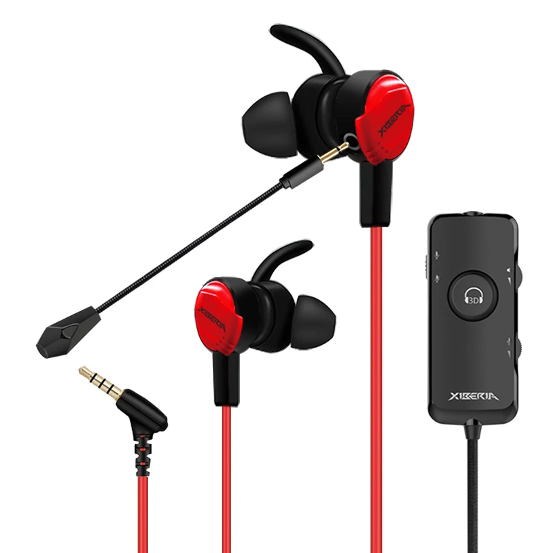 

Factory direct sale ergonomic 3D synergy sound card in-ear XIBERIA MG1 Pro headset integrated gaming headset