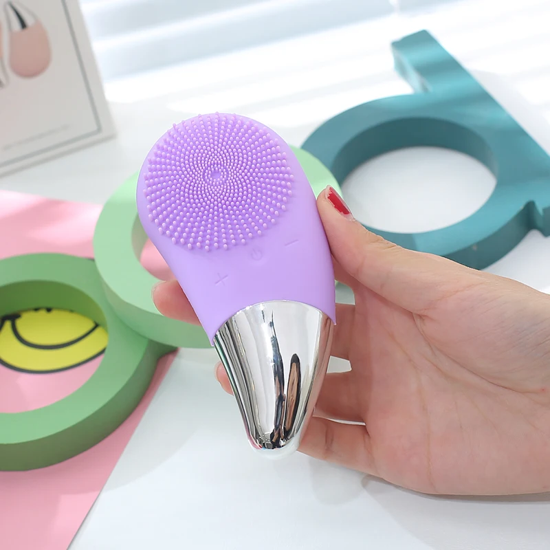 

2021 USB Charging Facial Electric Cleanser Waterproof Face Cleansing Brush