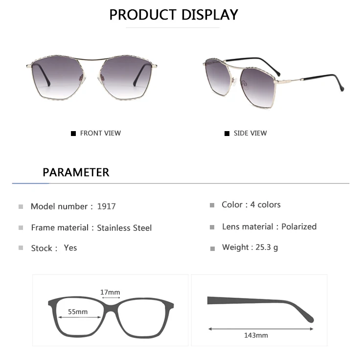 EUGENIA 2020 Custom Designer Stainless Frame Metal Sunglasses