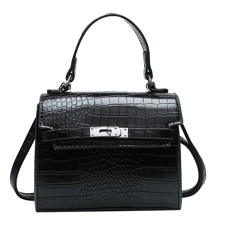 

2021 NEW French Fashion handbags lady shoulder bags crocodile print custom handbags fashion mini bag, 4colors