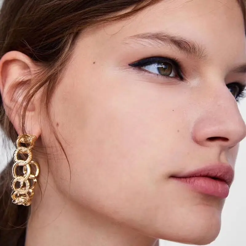 

Fashion gold custom hoop earrings For women wholesale NX206100, Colors