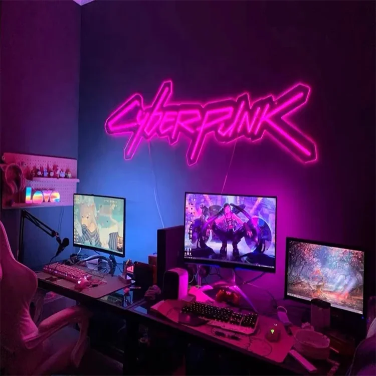 

Game Zone Cyberpunk game style Led neon sign Personality led neon light for room decor