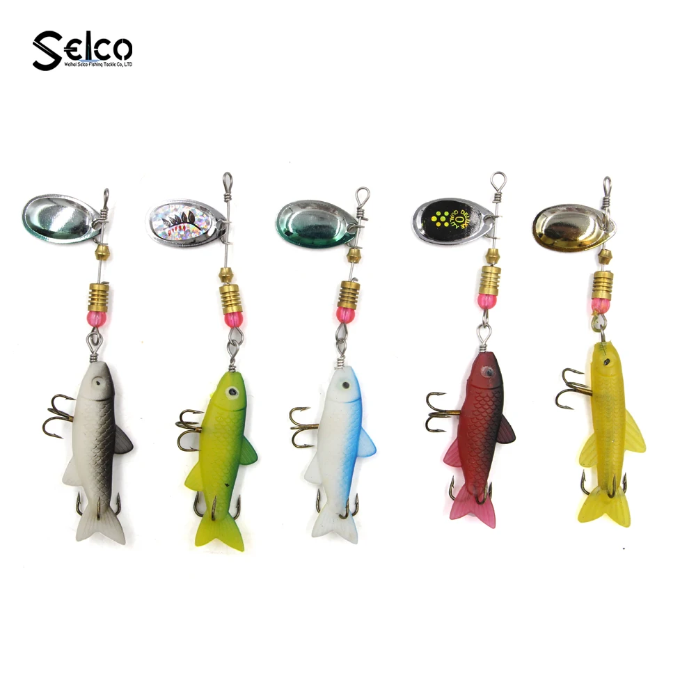 

Artificial Soft Lures Swimbait Lead Fishing lure Wobbler Saltwater fishing bait set, Various