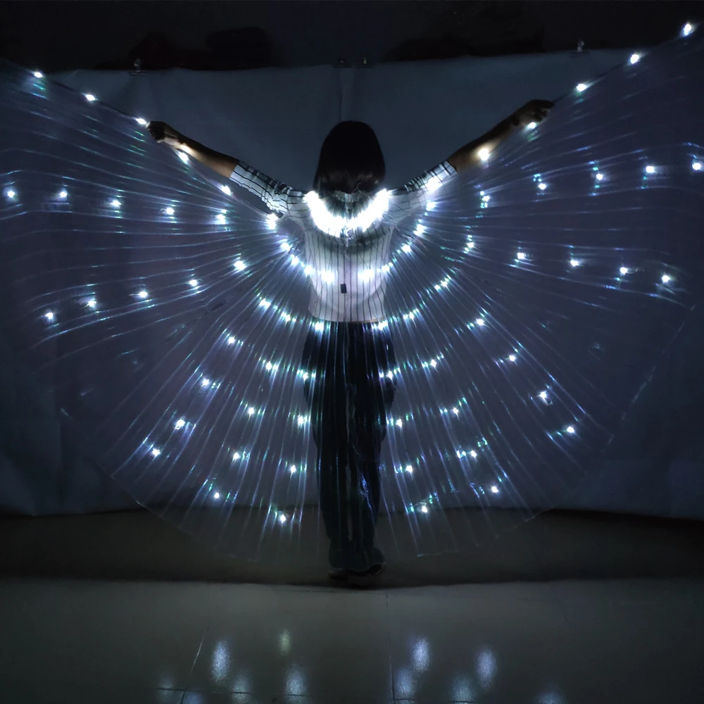 sticks NEW Led isis wings rechargeable belly dance club show lights Wings 