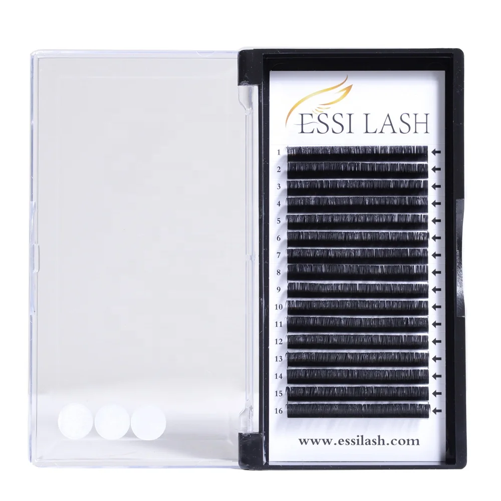 

Private Label Non Glue Eyelashes Individual Eyelash Extensions Supplies Ameica Best Selling Wholesale Lash Lift Easy, Dark matte black