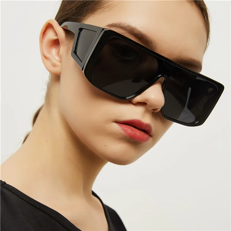 

2020 Big Frame Oversized Custom Shade Party Rectangle UV400 Sunglass