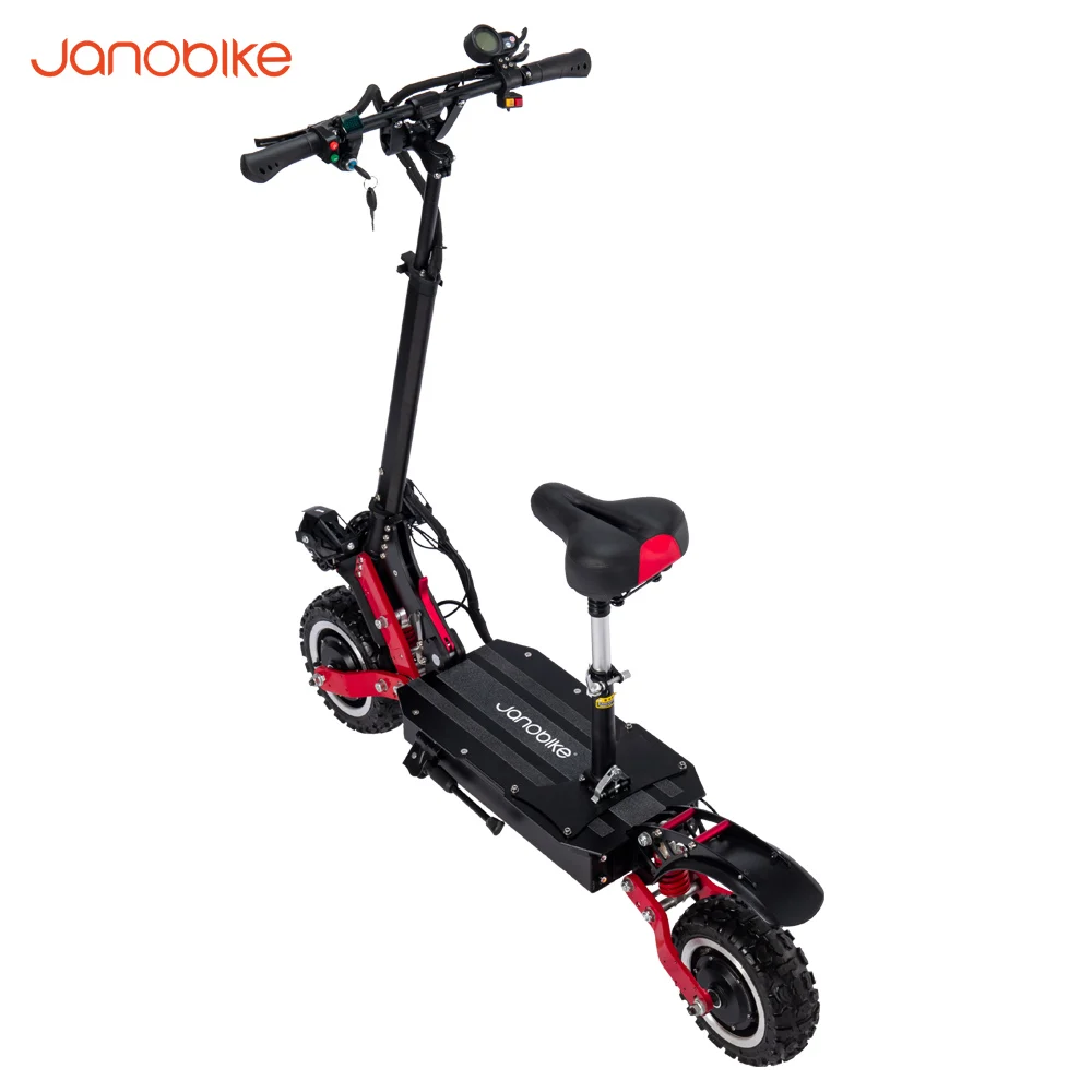 

Janobike zhixing best seller top speed 70~90km/h 60V 5600W citycoco scooter two wheels electric scooter